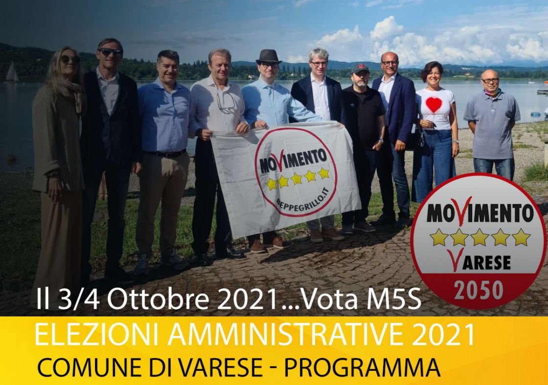 Elezioni amministrative Varese 2021 M5S